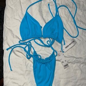 Urban Outfitters Blue Bikini Set